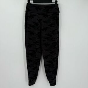 Pink Active Victoria's Secret Camo Jogger Pant High Rise Women Small Grey Black